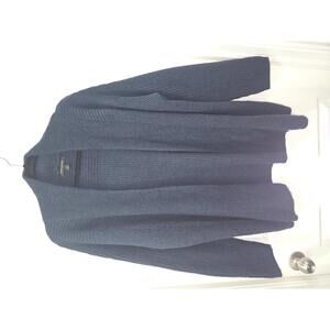 Banana Republic Navy Blue Open-Front Cardigan Sweater Size L
